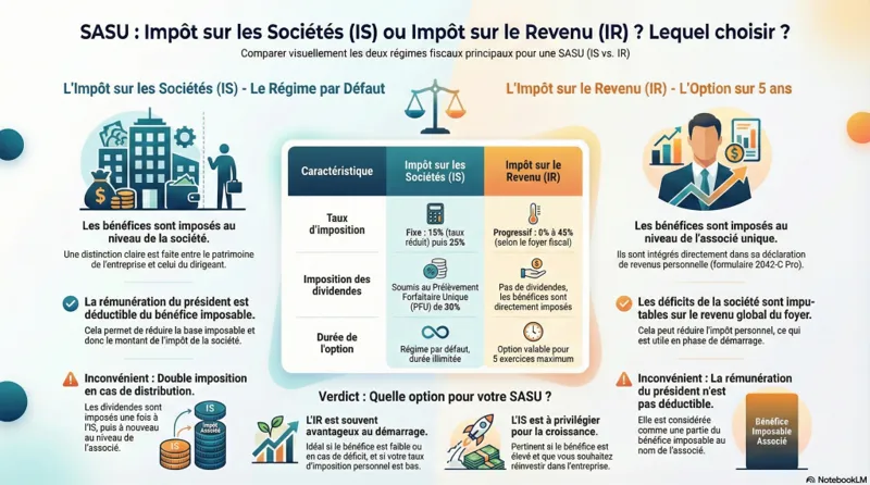 Fonctionnement SASU IR